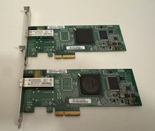 Lot of 2 Dell PF323 QLogic 4Gb QLE2460 HBA Fibre Channel Adapter PCI-E Cards picture