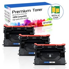 3x W1470X Toner Cartridge with Chip for 147X HP LaserJet M612dn MFP M635h M636fh picture