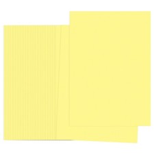Light Yellow Color Copy Paper 100 Sheets 8.3x5.9