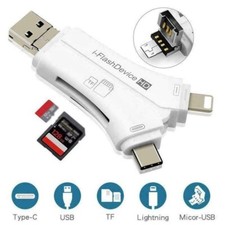 4in1 USB i-Flash Drive Micro SD/TF Card Reader Adapter For iPhone iPad Android picture