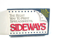 Vintage Right Way To Print Spreadsheets Sideways Version 3.3 Software 1990 Funk picture