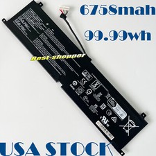 USA NEW Genuine 6758mah BTY-M6M2 Battery For MSI Stealth 16 Studio A13VG-056US picture