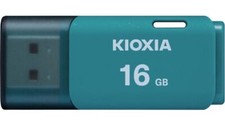 KIOXIA TransMemory 16GB U202 USB 2.0 Aqua LU202L016GG4 Flash Drive Memory-UK picture