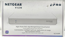 Netgear VIZN 8-Port Gigabit Ethernet w/ 2 SFP Ports High-Power PoE+ App Managed picture