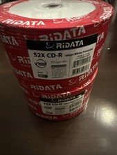 Blank CD-R  RIDATA 52X Media Disc 50 Pk - lot of 2 (100 discs) picture