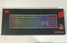 Redragon DHARMA PRO Wired USB RGB Gaming Keyboard Black English QWERTY picture
