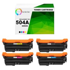 TCT 4PK 504A Toner Set CE250A CE251A CE252A CE253A For HP LaserJet CP3525 CM3530 picture