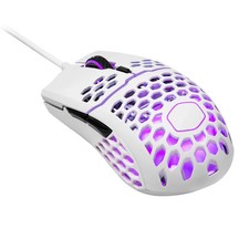 Cooler Master MM711 Matte White Mouse Gaming-Grade Sensor RGB Scroll Wheel picture
