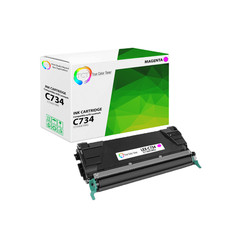 TCT C734A1MG For Lexmark C734 C736 C738 Magenta Premium Compatible Toner picture