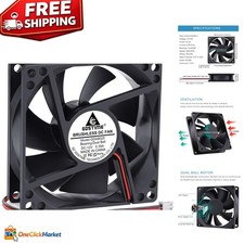 Ultra Efficient 80mm x 25mm High-Speed Cooling Fan - Versatile for Electronics picture