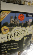 Transparent Language French on CD + bonus CD + microphone, unopened CDs picture