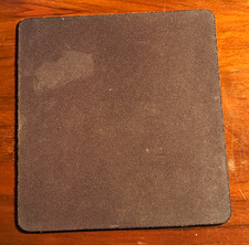 Black Plain Mouse Pad - Solid Black Plain Design Mousepad picture