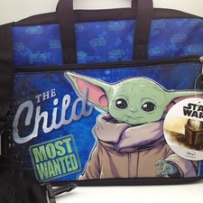 Star Wars The Mandalorian The Child Baby Yoda Tablet Laptop Case Shoulder Strap picture