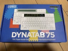 EPOMAKER Dynatab 75X Wireless Gaming Keyboard White Purple Flamingo Switch picture