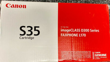Canon S35 Black Standard Yield Cartridge (7833A001AA) Open Box Sealed Toner picture