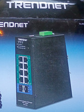 TRENDnet TI-PG102 Industrial Gigabit L2 Managed PoE+ 10-Port RJ-45 Switch picture