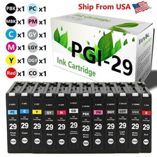 (12 Pack, 1 set) PGI-29 PGI29 Ink Cartridge for PIXMA Pro-1 Laser Printer picture