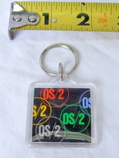 IBM OS/2 Advertising Key Ring Vintage New Old Stock picture