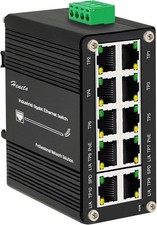 Hardened Industrial Gigabit 10 Ports Ethernet PoE+ Switch 10/100/1000BASE-T 802. picture