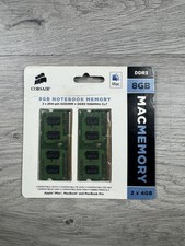 Corsair Mac Memory 8GB 2 x 4GB PC3 8500 DDR3-1066 Memory CMSA8GX3M2A1066C7 picture