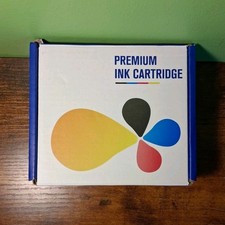 (5 pack) Premium Ink Cartridge Set Black Cyan Magenta Yellow Multicolor Pack picture
