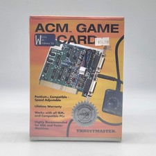 Thrustmaster ACM Game Card ISA NOS Sealed Vintage DOS Windows 95 picture