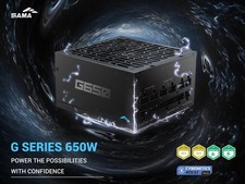 SAMA G650 650W ATX 3.1 Full Modular Power Supply, Cybenetics Gold Rated, PCIe picture