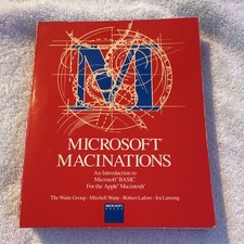 Microsoft Press Macinations Microsoft BASIC for Apple Macintosh Book picture