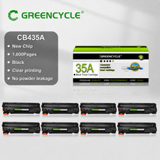 8PK Black Toner Cartridge for HP CB435A 35A LaserJet Pro P1002 P1003 P1004 P1009 picture