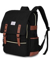 Modoker Vintage Men/Women Laptop Backpack+USB Charging Port 15.6