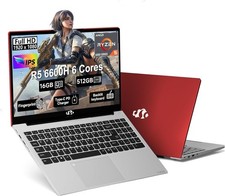 NIMO 15.6'' Light Gaming-Laptop 6-Cores AMD Ryzen 5 6600H 16GB DDR5 512GB SSD picture