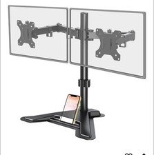 MOUNT PRO Dual Monitor Stand, Free-Standing Full Motion Monitor Desk Mount Fi... picture