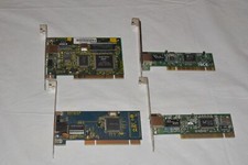 Lot of (4) 10/100 PCI Ethernet Adapters, Various Brands (3Com, Netgear, Others) picture
