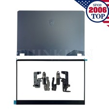 NEW Back Cover/Bezel/Hinges For MSI Vector GP76 GP77 GE76 MS-17K3 MS-17K4 Black picture