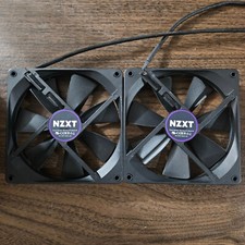 TWO NZXT - AER P Series PC Case Cooling Fans 140MM (RF-AP140-FP) picture