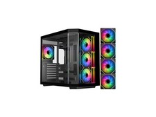 DIYPC ARGB-N3-BK Black USB3.0/ Type C Tempered Glass ATX Gaming Computer Case w/ picture