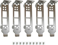 5pcs New Low Profile Bracket for HP NC523SFP 593717-b21 593742-001 593715-001 picture