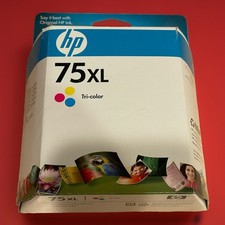 GENUINE NEW HP 75XL Tri-color Ink Cartridge OEM (Exp 2011 Ireland) - SEALED picture