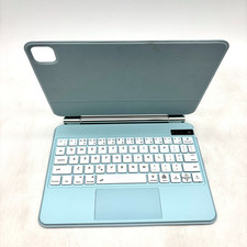 Light Blue Wireless Magic Keyboard Case with Built-in Touchpad for Air 4th Gen picture