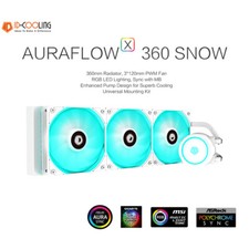 Liquid CPU Cooler White 360mm PWM RGB AURA All-In-One Water Cooling Radiator PC picture