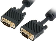 Coboc EA-CL2-VGA-35-BK,CL2 Rated 28AWG VGA HD15 cable w/Feritte Cores-35 ft, picture