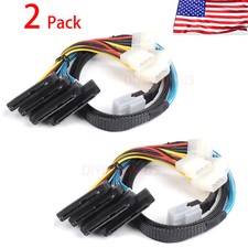 2pcs Mini-SAS SFF-8087 to 4X 29Pin SAS SFF-8482 IDE Power Cable 1M/3.3FT 10Gbps picture