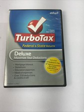 TurboTax Deluxe Federal & State Returns Tax Year 2009 for Windows & MAC picture