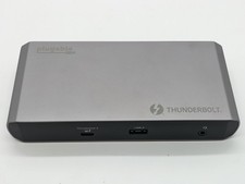 PLUGABLE TBT3-UDC1 Thunderbolt 3 & USB-C Dual Display Docking Station FREE S/H picture