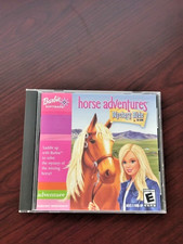 *RARE* BARBIE Horse Adventure Mystery Ride (2003) PC Video Game CD-ROM- Complete picture