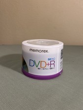Memorex DVD plus R 16x 4.7GB 50 Pack Spindle Blank Discs Dvd+r Media Disks NEW picture