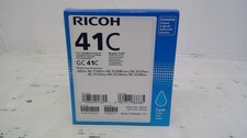 Genuine Ricoh GC 41C Cyan Ink Cartridge 405762 picture