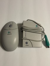 Logitech Cordless Wheel Mouse & Reciver C-RA1 (1998) Untested  picture