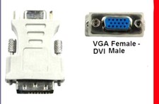 SALE EVENT:  Buy 1 - GET  1  FREE ✔️ VGA Female Port Adapter ✔️Turn DVI into VGA picture