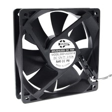 120mm 12cm Waterproof Dustproof IP68 Cooling Fan,120X120X25mm 3P 3-Pin Dual Ball picture